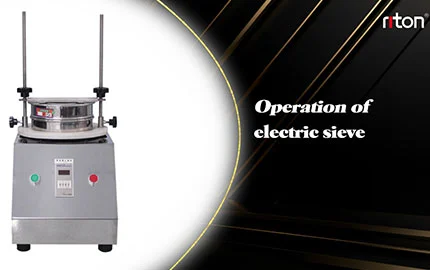 Electric Vibrating Sieve Machine User Guide