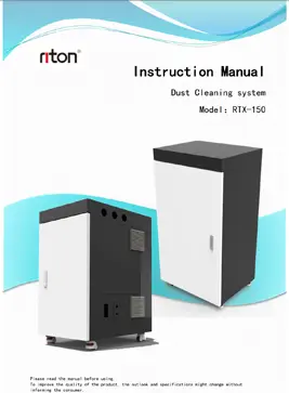 RTX-150 Dust Cleaning System Instruction Manual
